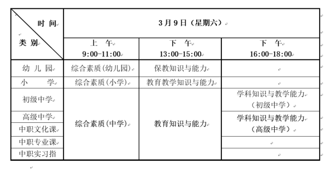 2019年上半年北京市中小学教师资格考试笔试报名公告